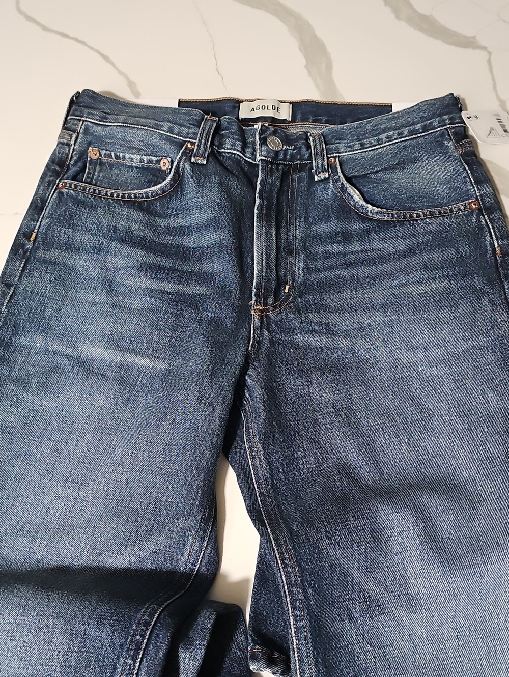 Agolde Mid Rise Kick Bootcut Jeans - Picture 8 of 9